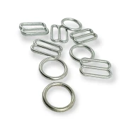  Sütyen Askı Ayar Tokası 12 mm ve Halkası PBT0007