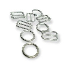  Sütyen Askı Ayar Tokası 12 mm ve Halkası PBT0007