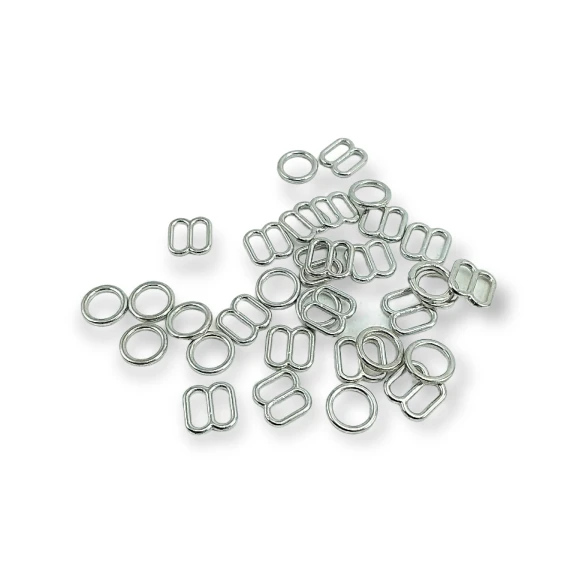 Sütyen Askı Ayar Tokası 8 mm ve Halkası PBT0008