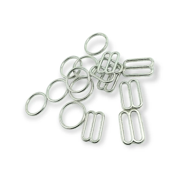 Sütyen Askı Ayar Tokası 15 mm ve Halkası PBT0010