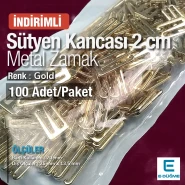 20 mm Gold Metal Sütyen ve Mayo Kancası 100 Adet PBT0039PROMO