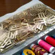Sütyen Kancası 2 cm Mayo ve İç Giyim Kancası Gold Renk 100 Adet/ Paket PBT0039PROMO