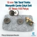 18 mm Tek Taraf Troklu Manyetik Çanta Çıtçıt Seti 25 Takım (100 Parça) 10132TekTPK25