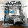 Çıtçıt Düğme 15 mm Paslanmaz Füme - Black Nikel Renk 100 adet/Pk C00016PPKBN