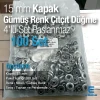 Çıtçıt Düğme 15 mm Paslanmaz Gümüş Renk 100 adet/Pk C00016PPKNK