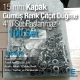 Çıtçıt Düğme 15 mm Paslanmaz Gümüş Renk 100 adet/Pk C00016PPKNK - Ürün