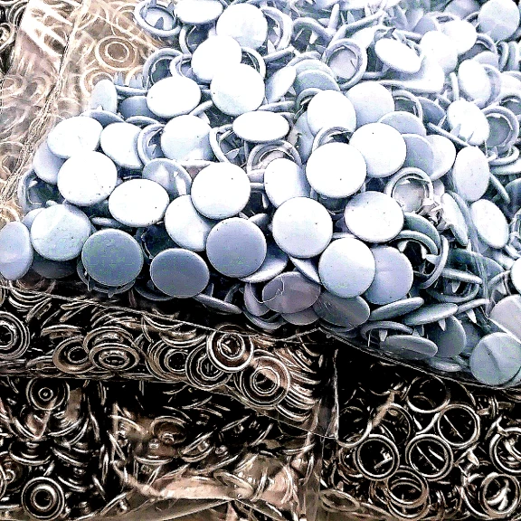 Kapaklı Bebe Çıtçıt 9,5 mm Pastel Mavisi Boyalı Paslanmaz 250 Ad/Paket C0014PromoPBlue