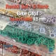 Bebe Çıtçıtı 9,5 mm 8 Renk Set Delikli Klikıt Çıtçıt Renkli Set C0095DP8R