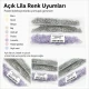 Bebe Çıtçıtı 9,5 mm Açık Lila Renk Paslanmaz Delikli Klikıt Çıtçıt 250 Adet/Pk - Bebek giyim ve çocuk giyimde kullanıma