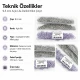 Bebe Çıtçıtı 9,5 mm Açık Lila Renk Paslanmaz Delikli Klikıt Çıtçıt 250 Adet/Pk - Bebek giyim ve çocuk giyimde kullanıma