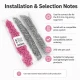 9.5 mm / 0.37 in Baby Pink Stainless Eyelet-Style Klıkit Baby Snap Fastener for children's clothing and light textile