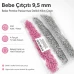 9.5 mm / 0.37 in Baby Pink Stainless Eyelet-Style Klıkit Baby Snap – 250 Sets C0095DPPKKBBP