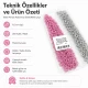 9.5 mm / 0.37 in Baby Pink Stainless Eyelet-Style Klıkit Baby Snap Fastener for children's clothing and light textile