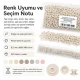 Bebe Çıtçıtı 9,5 mm Taş Rengi Paslanmaz Delikli Klikıt Çıtçıt - 250 Adet/Pk, bebek giyim ve çocuk giyimde kullanılmak üzere