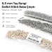 Bebe Çıtçıtı 9,5 mm Taş Rengi Paslanmaz Delikli Klikıt Çıtçıt 250 Adet/Pk C0095DPPKKTR