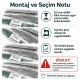 Bebe Çıtçıtı 9,5 mm Mint Yeşili Renk Paslanmaz Delikli Klikıt Çıtçıt 250 Adet/Pk C0095DPPKMY