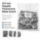 Bebe Çıtçıtı 9,5 mm Paslanmaz Kapaklı Klikıt Çıtçıt - 200 Adet/Paket