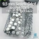 Bebe Çıtçıtı 9,5 mm Beyaz Sedefli Paslanmaz Klikıt Çıtçıt 100 Adet/Paket – C0095SPPKWHT