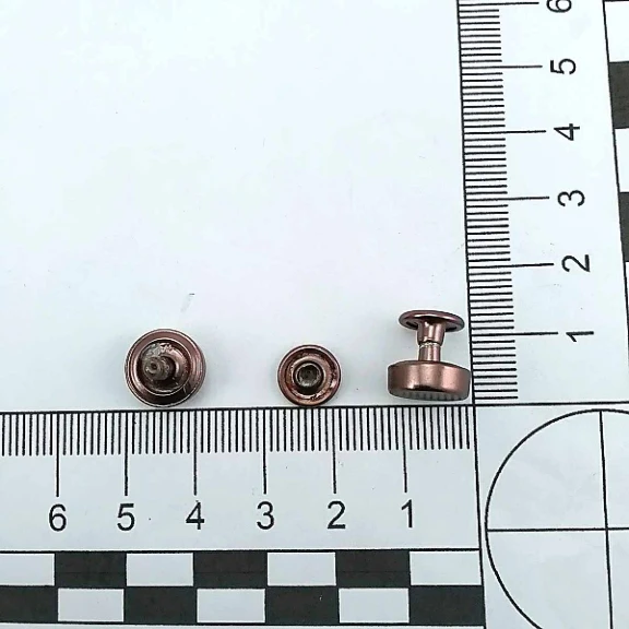 5.50 mm 4 Ayaklı Pirinç Bombeli Trok ( 250 ad / Paket) TR0007