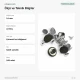 14 mm Delikli Nikel Kot Düğmesi, 100 Adet/Paket, Pirinç Malzeme, Gümüş Renkli Metal Görünümü