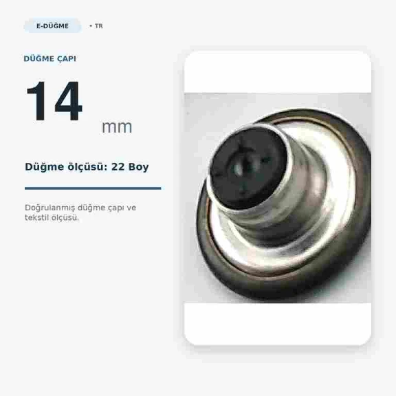 14 mm Delikli Nikel Kot Düğmesi, 100 Adet/Paket, Pirinç Malzeme, Gümüş Renkli Metal Görünümü