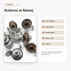 14 mm Yellow Oxide Plastic Back Denim Jeans Button, 100 Pieces Pack, Durable Metal with Star Logo