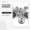 14 mm / 0.551 in 22 L Star Logo Brass Jeans Button Nickel Color Pack of 75 DK00014YLDZPPROMO