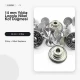 14 mm Star Logo Brass Jeans Button in Nickel Color - Pack of 75