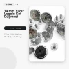 14 mm / 0.551 in 22 L Star Logo Brass Jeans Button Nickel Color Plastic Cup Pack of 75 DK00014YLDZPPROMO2