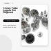 14 mm / 22 L Yıldız Logolu Pirinç Kot Düğmesi Nikel Plastik Çanaklı 75 Adet/Paket DK00014YLDZPPROMO2