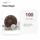 17 mm / 0.67 in Wreath Logo Jeans Button in Copper Oxide Finish, Pack of 100 for Denim Projects