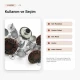 17 mm / 0.67 in Wreath Logo Jeans Button in Copper Oxide Finish, Pack of 100 for Denim Projects