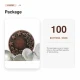17 mm / 0.67 in Wreath Logo Jeans Button in Copper Oxide Finish, Pack of 100 for Denim Projects