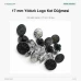 17 mm Kot Düğmesi Yıldızlı Logo Plastik Çanaklı 100 Adet/Paket DK00017YLDZPPROMO