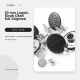20 mm Logo Jeans Button in Black Oxide Finish - 50 Pieces Pack