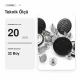 20 mm Logo Jeans Button in Black Oxide Finish - 50 Pieces Pack