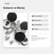 20 mm Logo Jeans Button in Black Oxide Finish - 50 Pieces Pack
