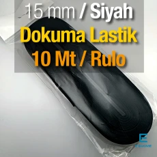 15 mm Dokuma Lastik 10 Mt / Rulo DOKL0015