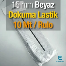 15 mm 10 Mt Dokuma Lastik  / Rulo DOKL0015B