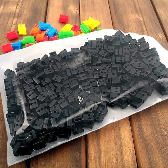 Sewable Tie End Promotion Package 6.5 x 8 mm Entry 5 mm - 0,20" 350 Pieces/Pack E 2004 PROMO