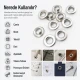 No 24 Kuşgözü Gümüş Nikel Paslanmaz Çelik İç Çap 10 mm 250 Adet/Paket ER0024PPK, tekstil ve çanta projeleri için ideal çözüm
