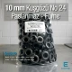 No 24 Kuşgözü Füme - Siyah Nikel Paslanmaz Çelik İç Çap 10 mm (250 Ad/Paket) ER0024PPKBN