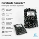 No 24 Kuşgözü Füme Siyah Nikel Paslanmaz 10 mm İç Çap 250 Adet/Paket, çanta ve ayakkabı üretiminde güvenilir kordon geçişi