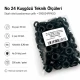 No 24 Kuşgözü Siyah Oksit Paslanmaz Çelik 10 mm İç Çap 250 Adet/Paket, Çanta ve Ayakkabı Aksesuarı