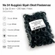 No 24 Kuşgözü Siyah Oksit Paslanmaz Çelik 10 mm İç Çap 250 Adet/Paket, Çanta ve Ayakkabı Aksesuarı