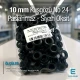 No 24 Kuşgözü Siyah Oksit Paslanmaz Çelik İç Çap 10 mm (250 Ad/Paket) ER0024PPKSO