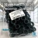 No 24 Kuşgözü Siyah Oksit Paslanmaz Çelik İç Çap 10 mm (250 Ad/Paket) ER0024PPKSO