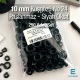 No 24 Kuşgözü Siyah Oksit Paslanmaz Çelik İç Çap 10 mm (250 Ad/Paket) ER0024PPKSO