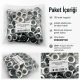 12 mm Stainless Metal Eyelet with Washer for Bags and Apparel, 100 pcs Pack
