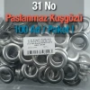 Kuşgözü No 31 Paslanmaz 17 mm 100 Ad / Paket ER0031PPK